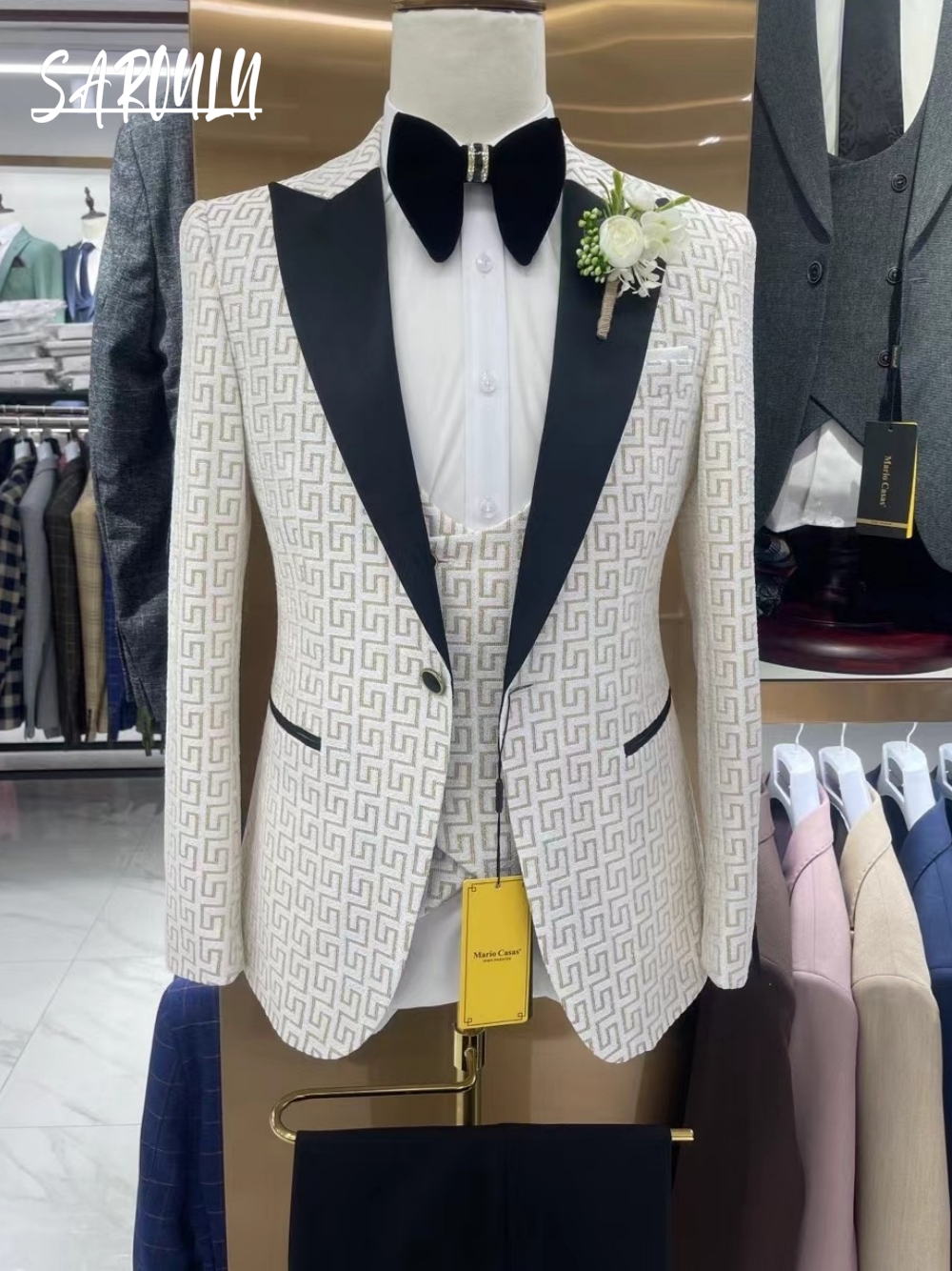 Hot Sale Charming Men's Suit E – Men Formal Wear Sale Bewertung und Preis
