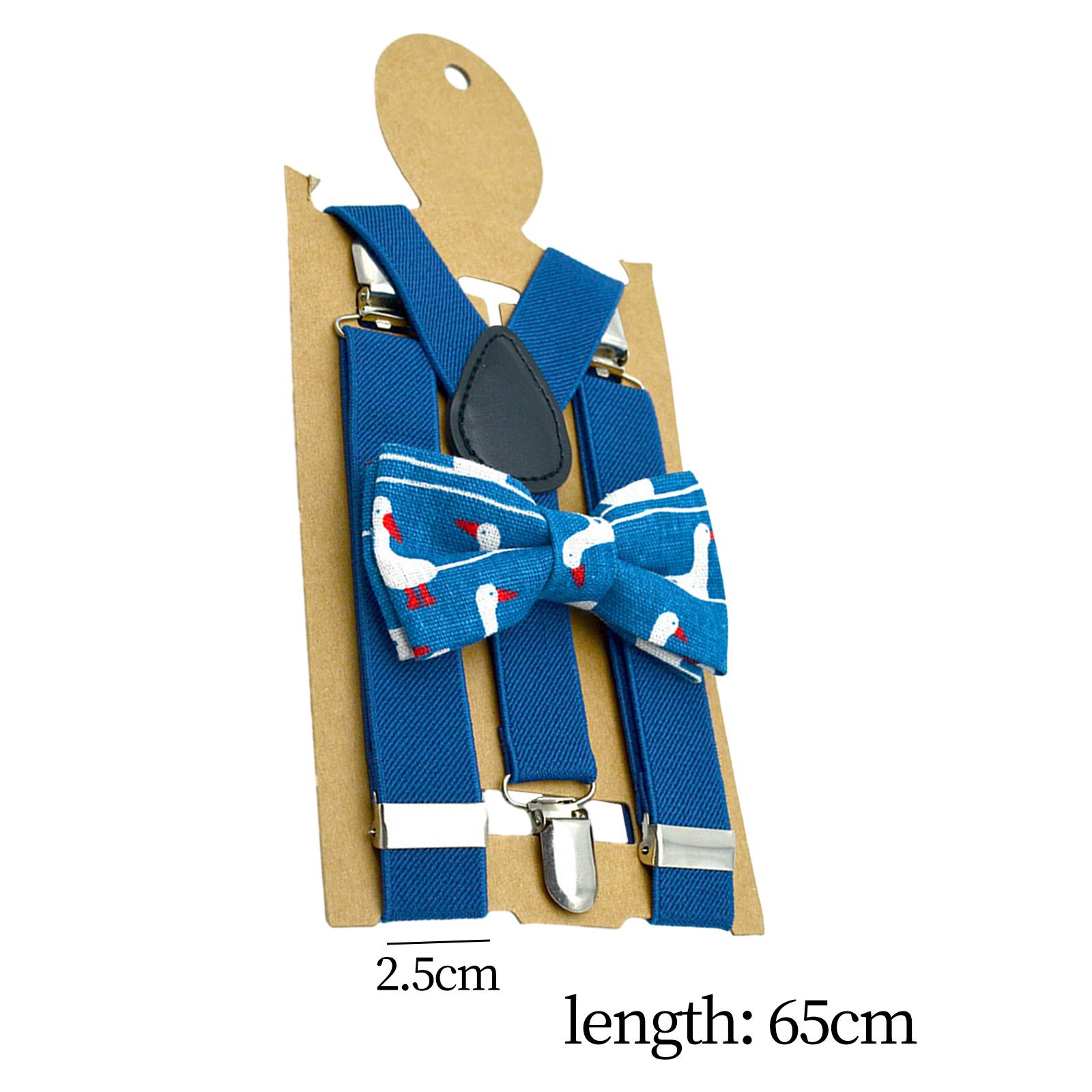 Kids Suspenders Bow Tie Set wi – Suspender Clip Formal Bewertung und Preis