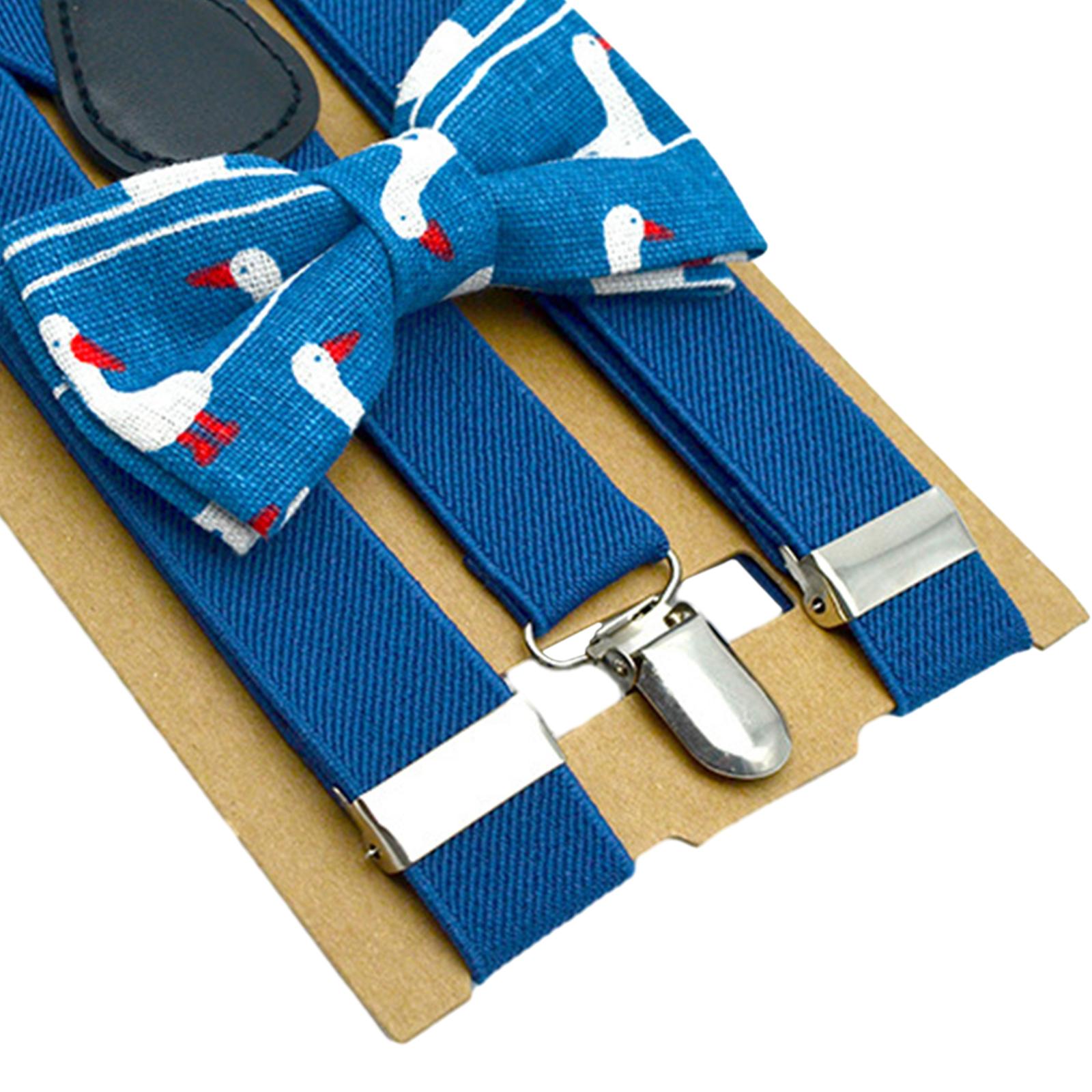 Kids Suspenders Bow Tie Set wi – Suspender Clip Formal Bewertung und Preis