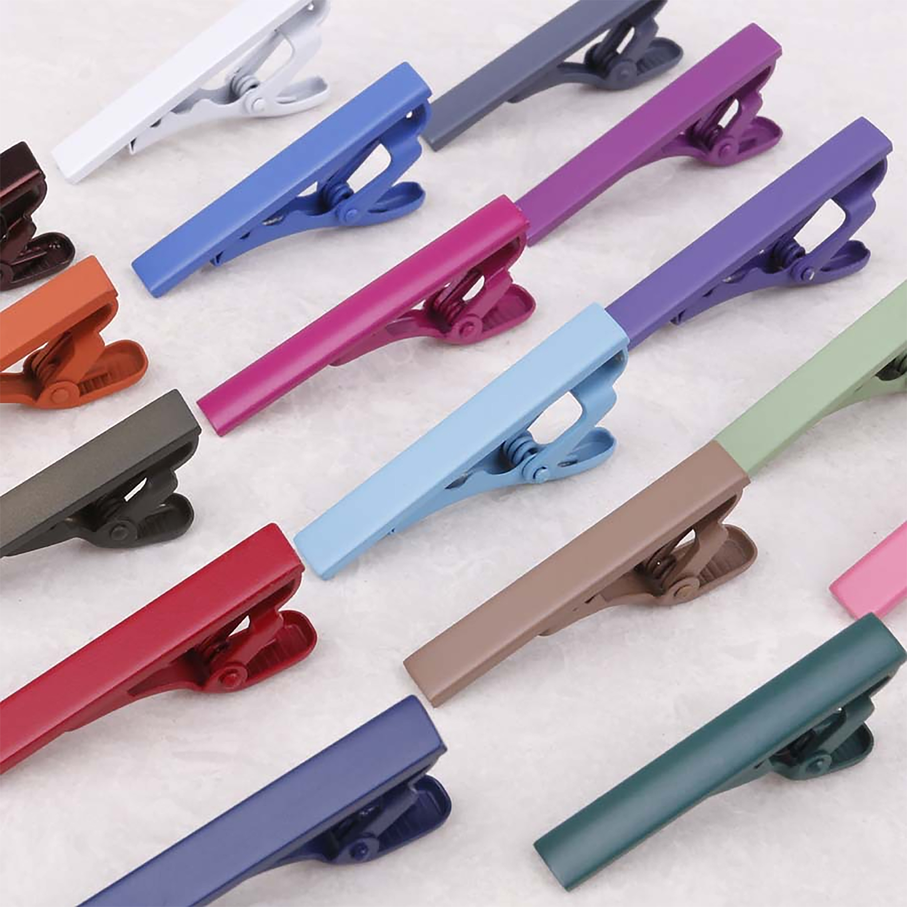 Men's 5cm Solid Color Tie Clip – Men Formal Wear For Dinner Bewertung und Preis