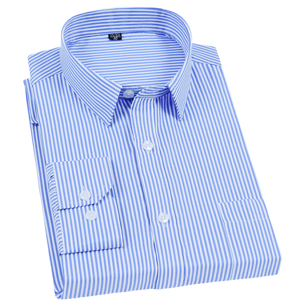 Men's Classic Long Sleeve Vert – Men Formal Office Wear Shirts Bewertung und Preis